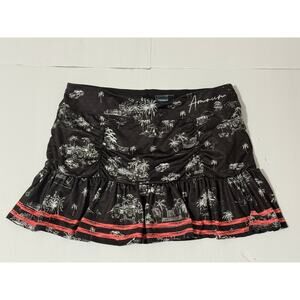 Lucky In Love C'est La Vie Black Pickleball/Tennis/Golf Skort, Size L